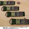 Zeon Blood Type PVC Key Chain A+