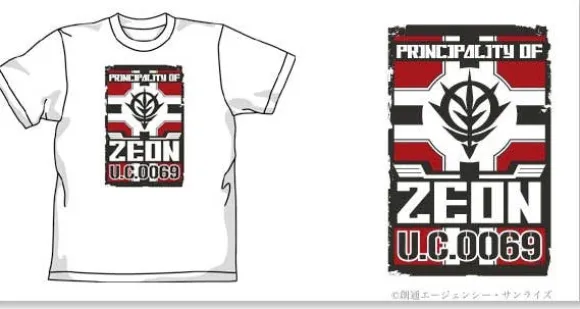 Zeon Flag T-Shirt White XL