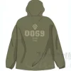 Zeon Hooded Windbreaker Moss Green L