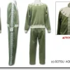 Zeon Jersey Suit Moss Green M