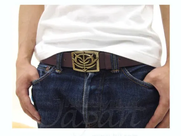 Zeon Mark Relief Belt Brown