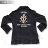 Zeon Pea Coat Marine Navy L