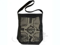 Zeon Photo Print Shoulder Tote Bag Black