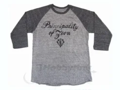 Zeon Raglan T-Shirt Heather Gray x Dark Gray L