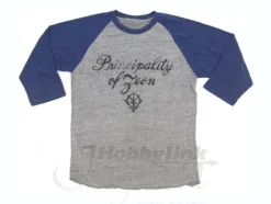 Zeon Raglan T-Shirt Heather Gray x Navy XL