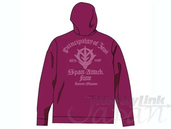 Zeon Space Attack Force Tenjiku Parka Argyle Purple L