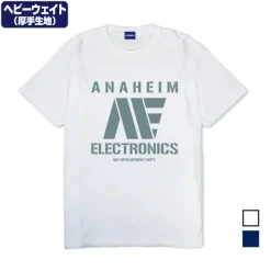 Zeta Gundam: Anaheim Electronics Heavy Weight T-shirt WHITE M
