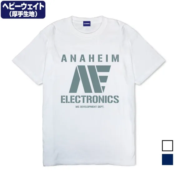 Zeta Gundam: Anaheim Electronics Heavy Weight T-shirt WHITE M