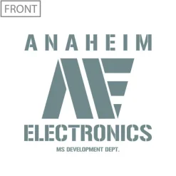 Zeta Gundam: Anaheim Electronics Heavy Weight T-shirt WHITE L