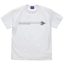 Zeta Gundam: Drawing Wave Rider T-shirt WHITE L