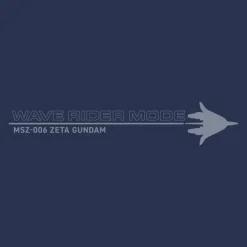 Zeta Gundam: Drawing Wave Rider T-shirt SLATE M