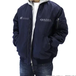 Zeta Gundam: Newly Drawn Wave Rider MA 1 Jacket NAVY M